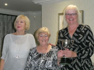 <strong>Ladies' Pairs Winners</strong><br/>Sandra Kay and Ann Smith
