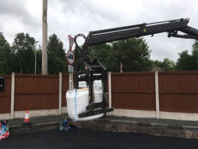 <strong>Wetheral Bowling Club</strong><br/>Delivery of the decorative aggregate